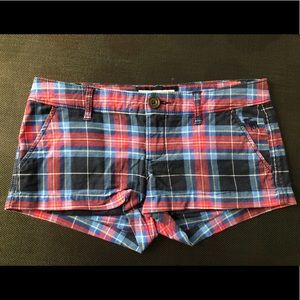 Plaid preppy Abercrombie shorts